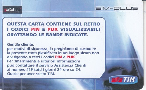 Tim gsm sim - ,