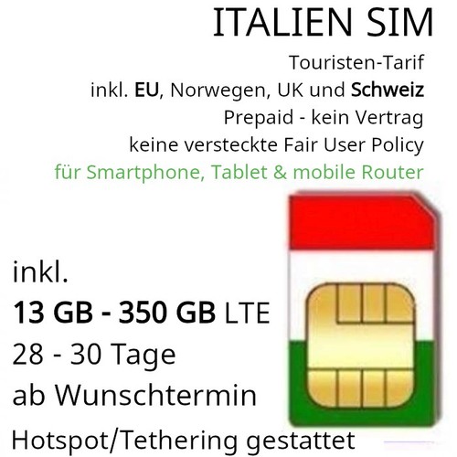 Italia sim per turisti gb - sim,